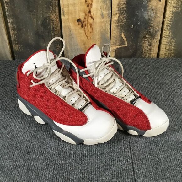 Nike Air Jordan 13 Retro PS Gym Red Flint sneakers kids size 3Y - Picture 1 of 9